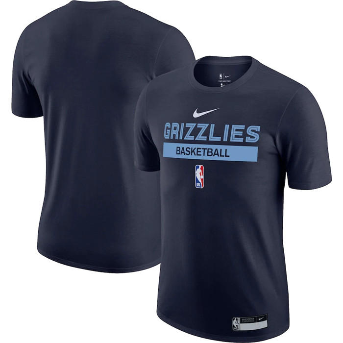 Men's Memphis Grizzlies Navy 2022/23 Legend On-Court Practice Performance T-Shirt